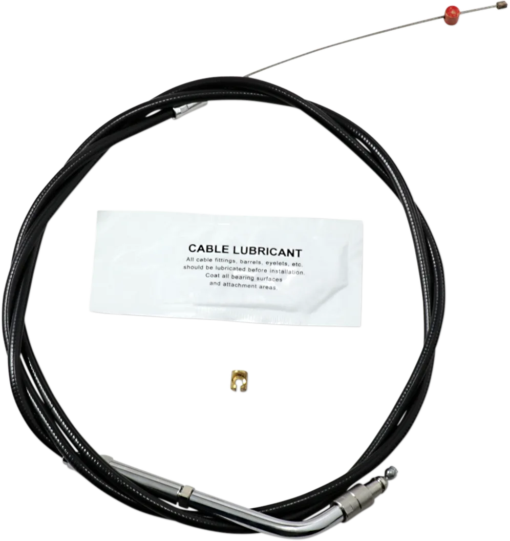 Black Vinyl Throttle/Idle Cable