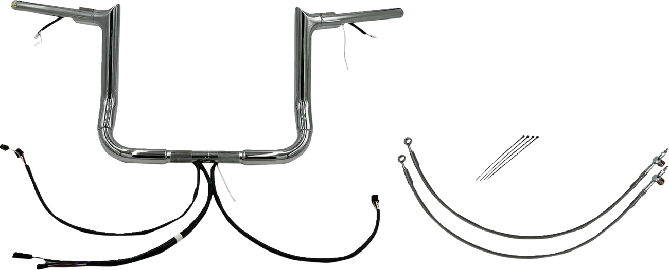EZ Install Wired 1-1/2" Pointed Top Handlebar Kit