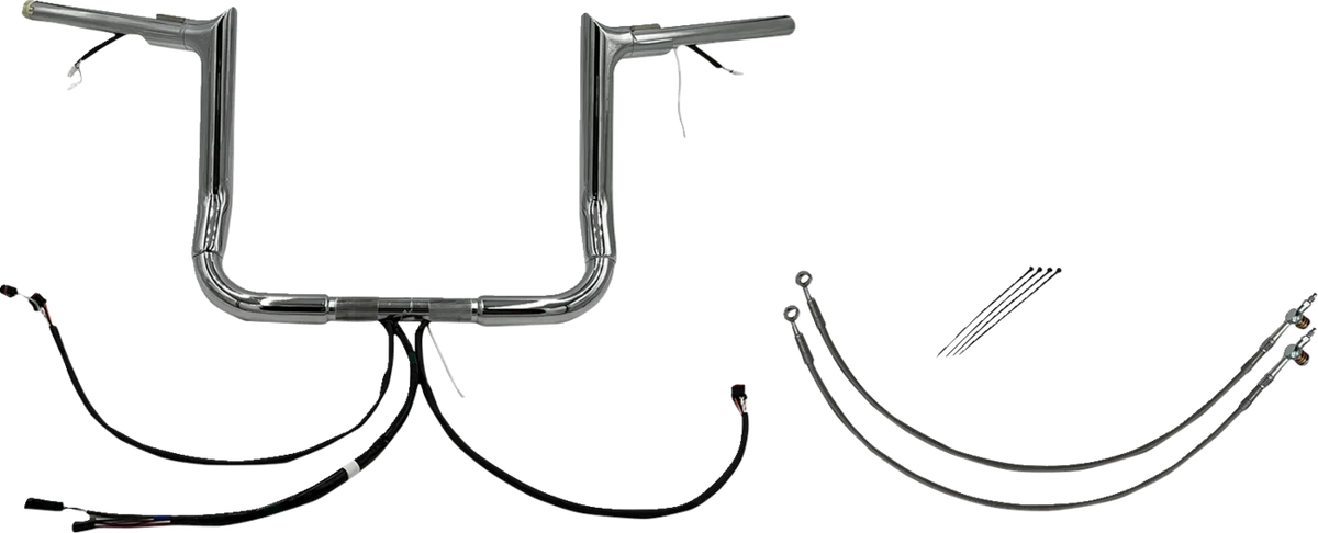 EZ Install Wired 1-1/2" Pointed Top Handlebar Kit