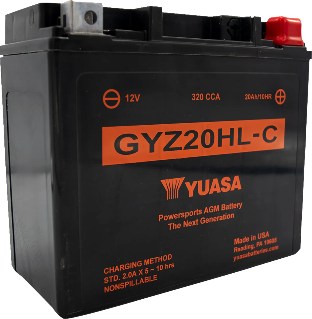 GYZ Factory-Activated AGM Maintenance-Free Battery