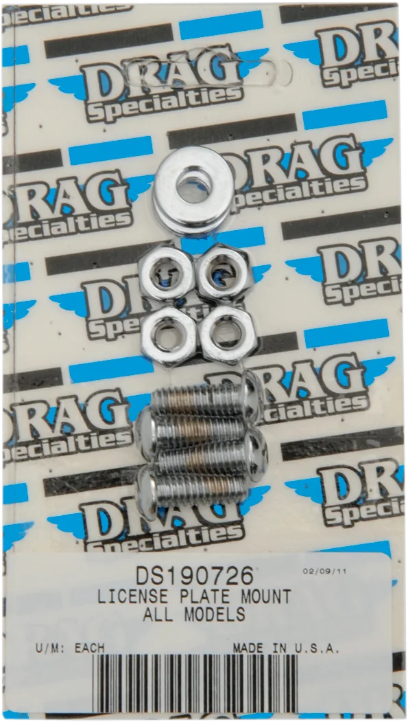 License Plate Mount Bolt Set