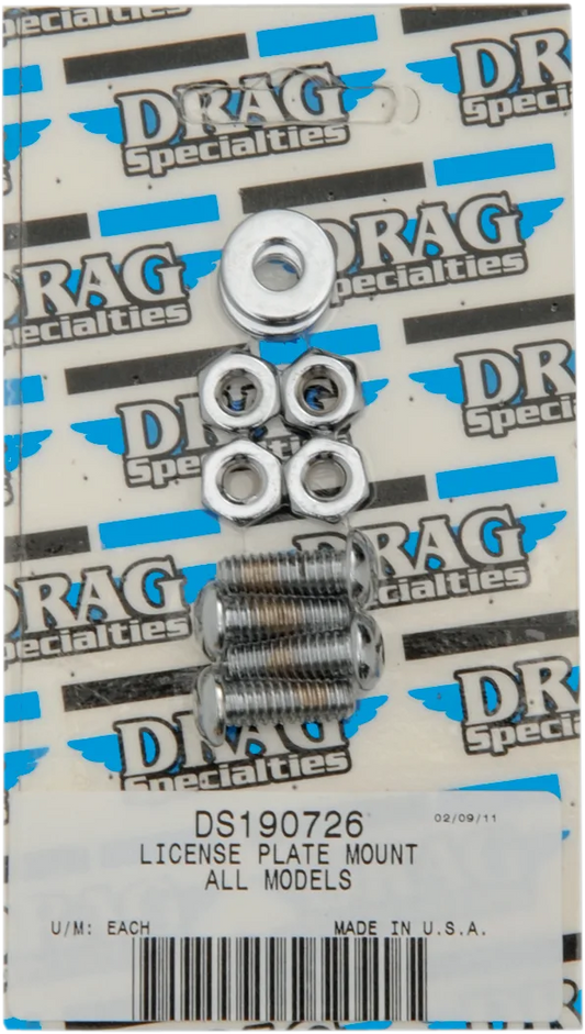 License Plate Mount Bolt Set