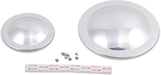 Polished Domed Pulley Cover Kit