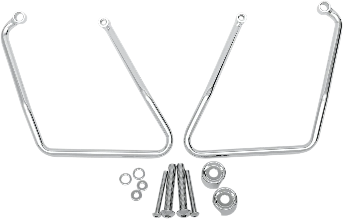 Chrome Saddlebag Support Brackets