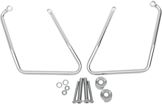 Chrome Saddlebag Support Brackets