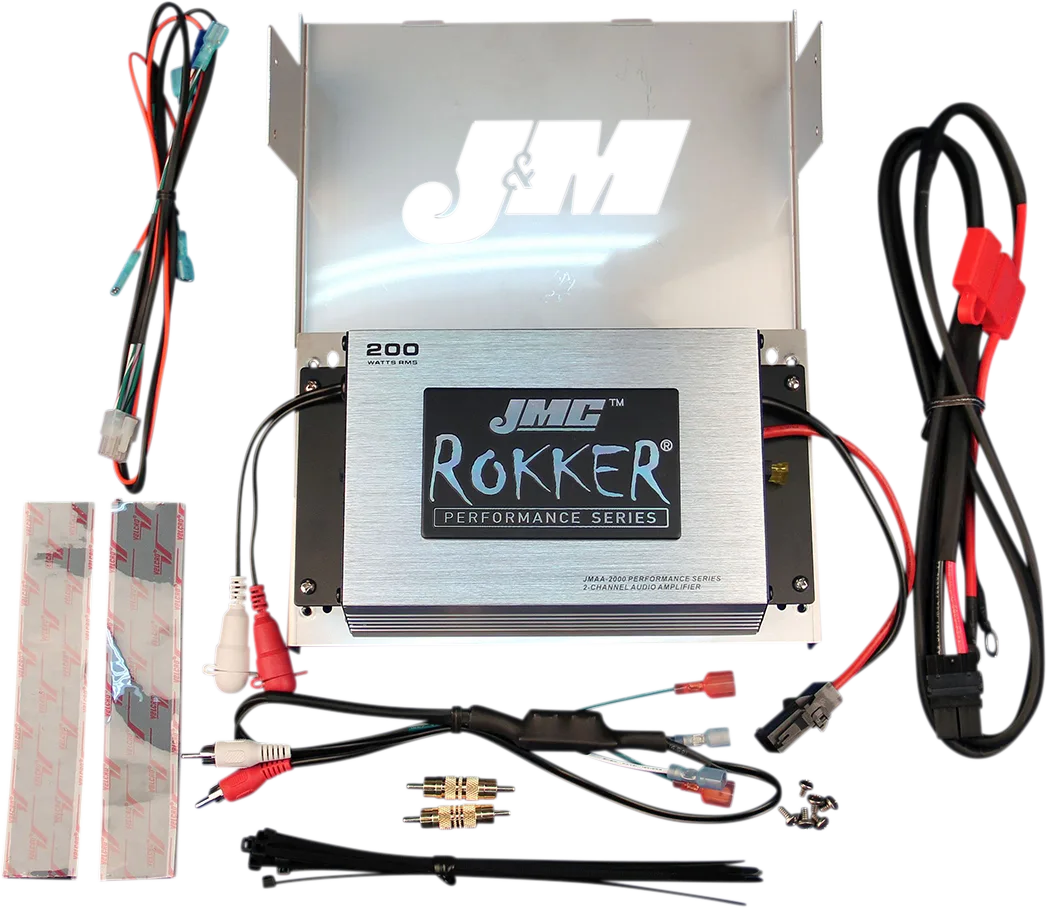 JMC ROKKER® 200 W 2-Channel Amplifier Kit