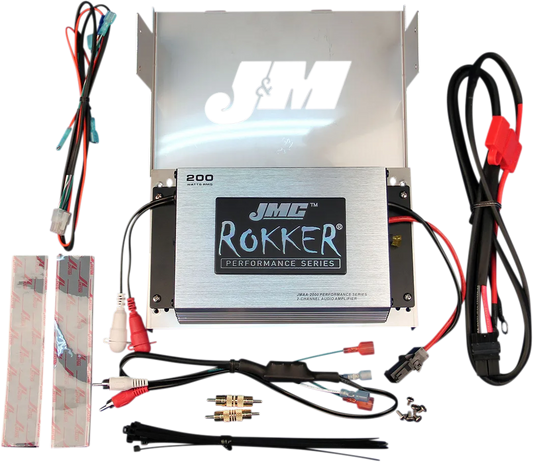 JMC ROKKER® 200 W 2-Channel Amplifier Kit