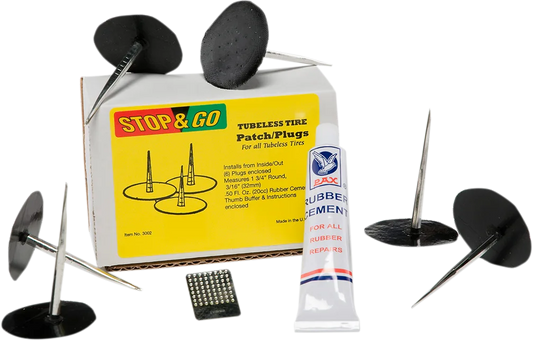 Patches/Plugs and Rubber Cement