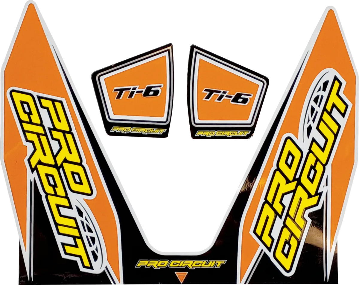 Ti-6 Exhaust Decals