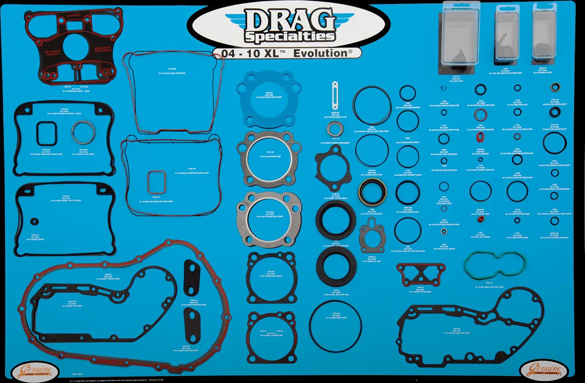 XL/Evolution Motors Gasket, Seal and O-Ring Display