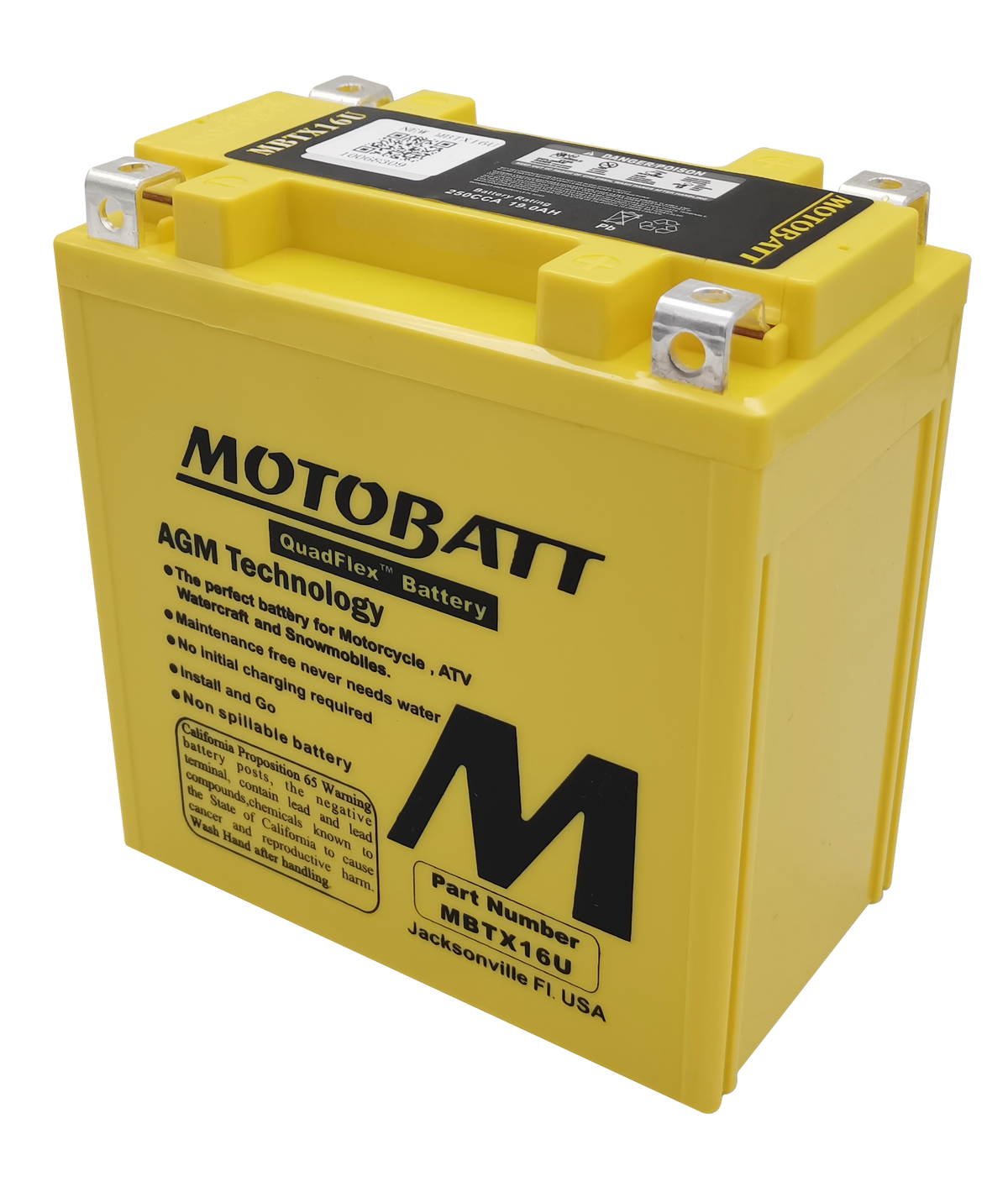 MotoBatt Quadflex AGM Batteries