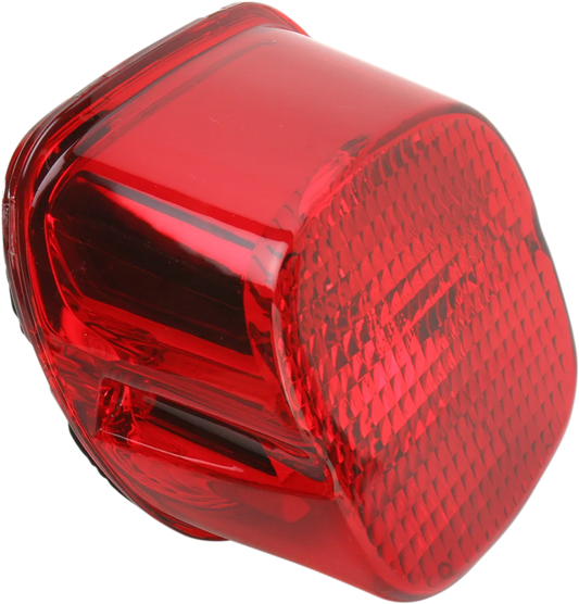 Laydown Taillight Lens with Bottom Tag Lens