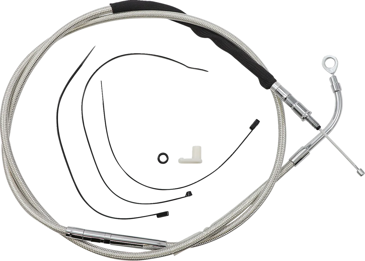 High-Efficiency Polished Stainless Clutch Cable