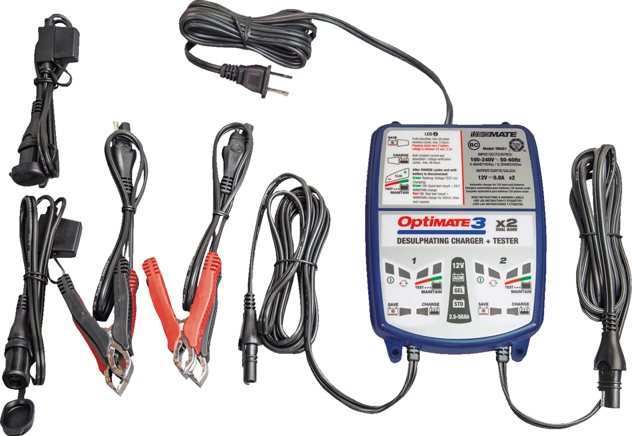 OptiMate™ 3 Multi-Battery Charger and Maintainer