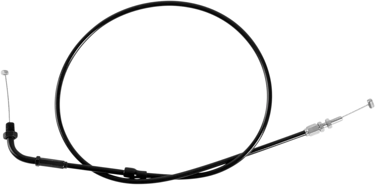 Black Vinyl Throttle Cable