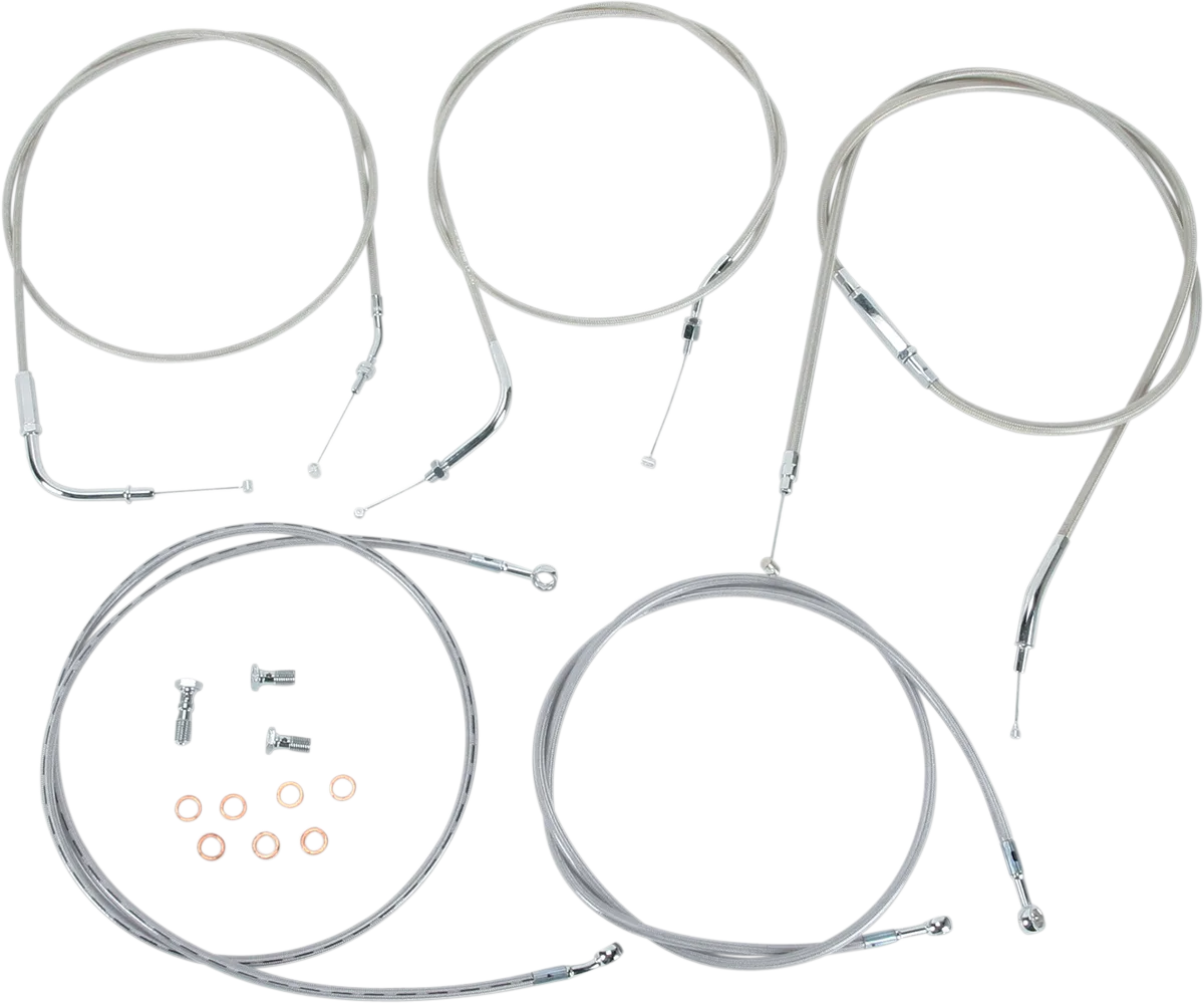 Stainless Handlebar Cable/Line Kit