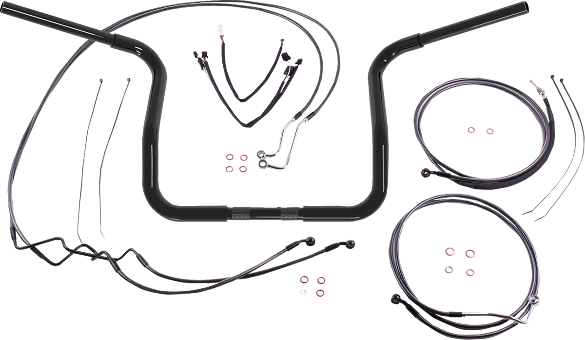 1-1/4" Caliber Handlebar Installation Kit — Bagger/Installation Kit