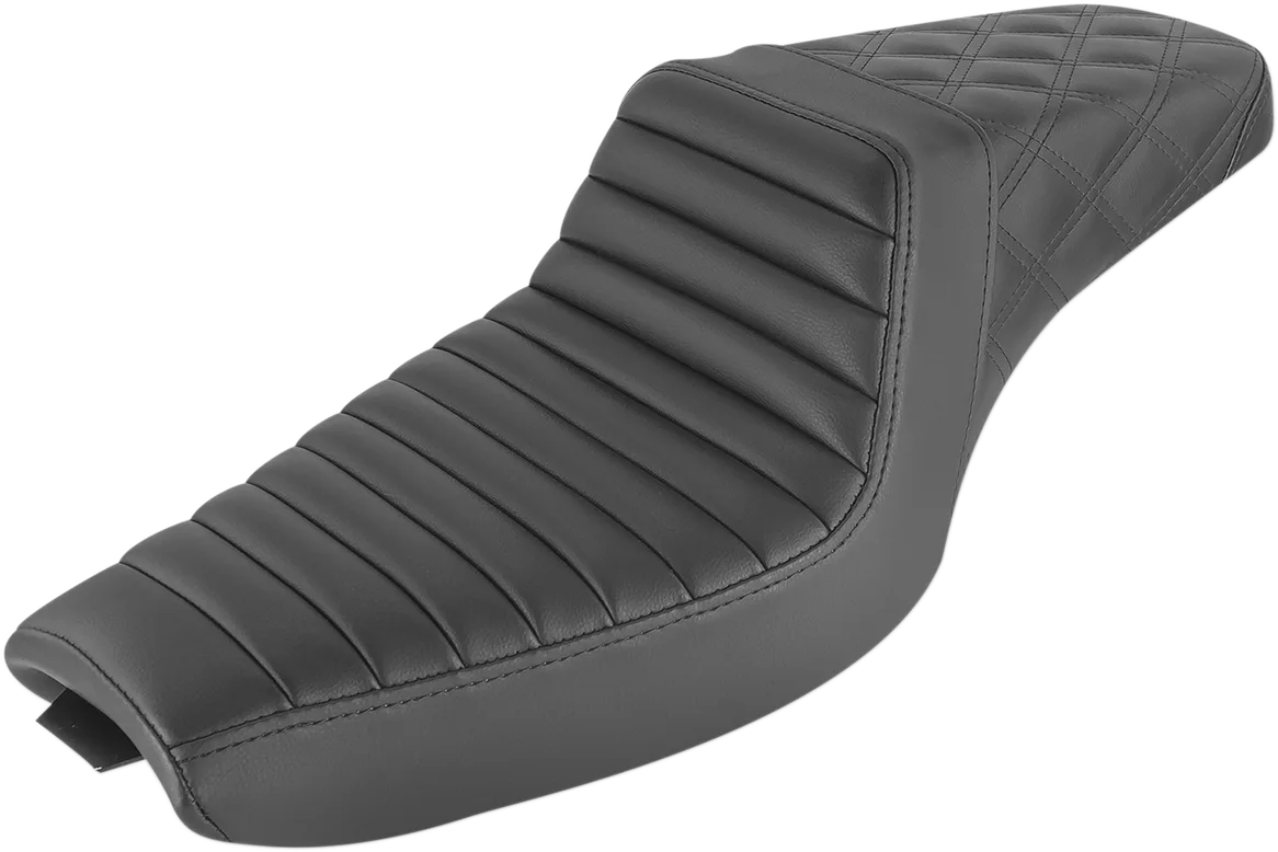 Step-Up Seat — Front Tuck-n-Roll/Rear Lattice Stitch