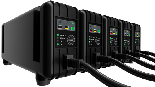 5 Bank Battery Charger 12V 5A