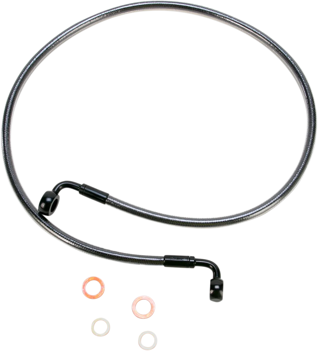 E-Z Align Braided Single Disc Front Brake Line