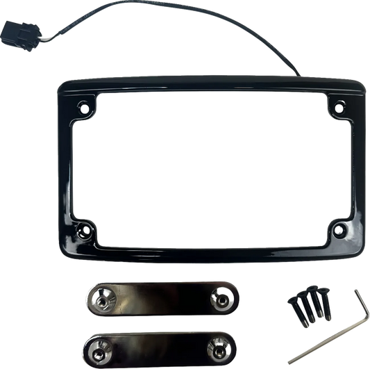 Illuminated Radius License Plate Frame