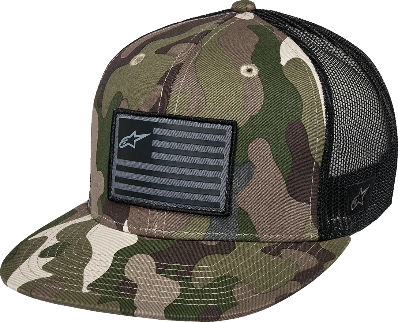 Flag Flat Trucker Hat