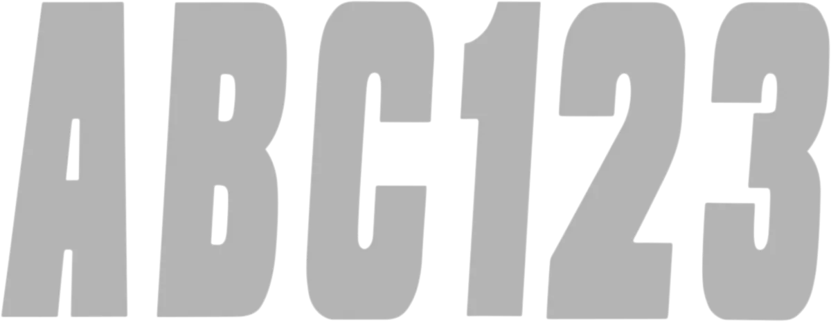 Boat Lettering Registration Kit