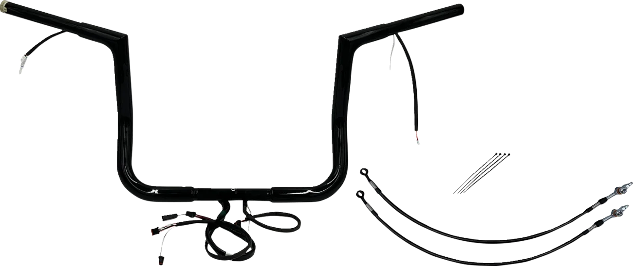 EZ Install Wired 1-1/4" Flat Top Handlebar Kit