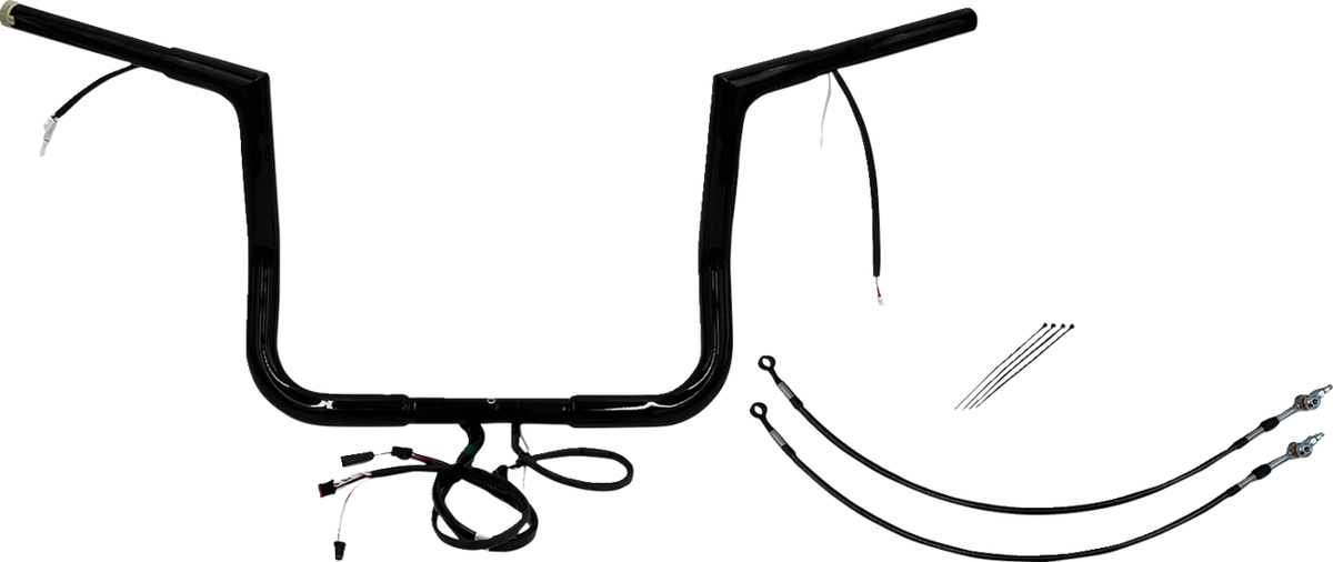 EZ Install Wired 1-1/4" Flat Top Handlebar Kit
