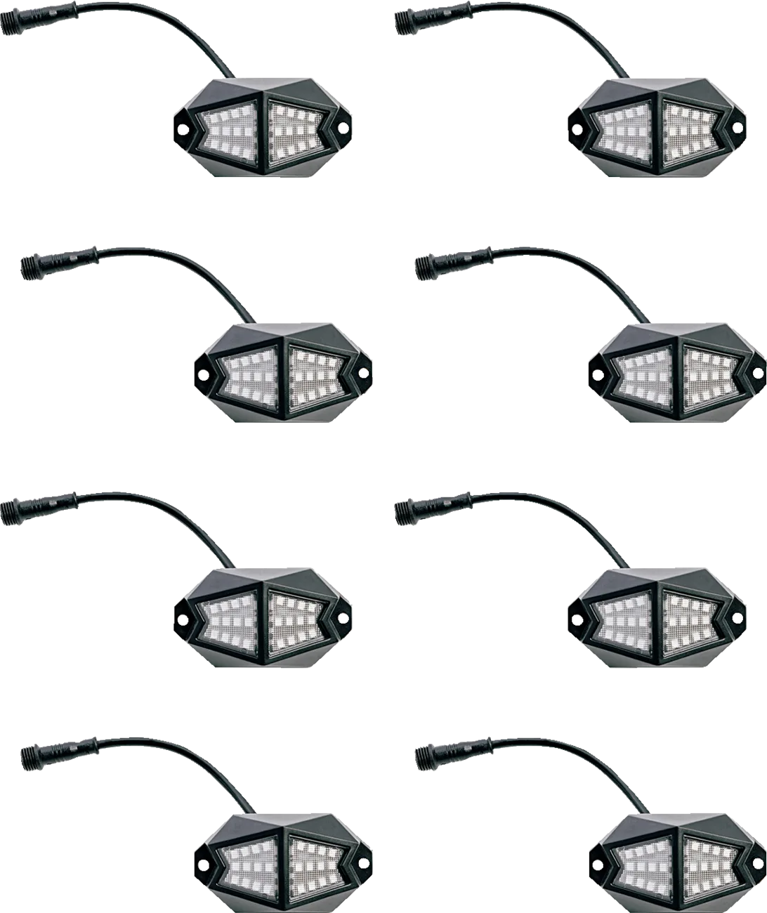 Wide-Angle LED Rock Light Kit