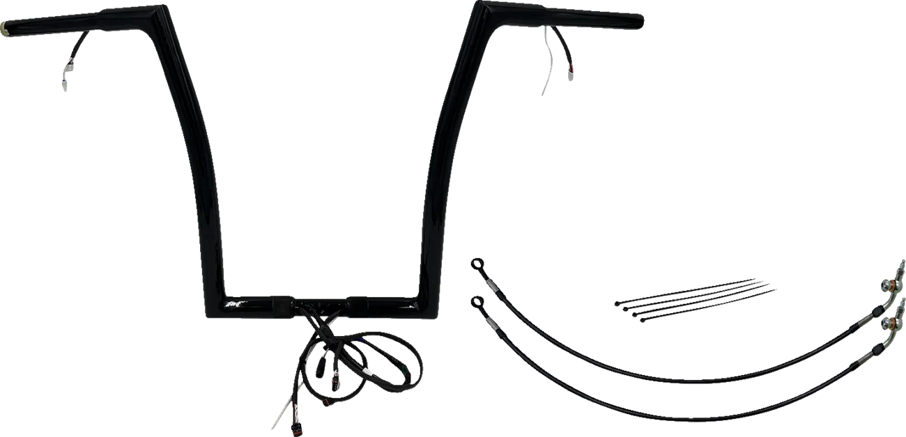 EZ Install Wired 1-1/4" Flat Top Handlebar Kit