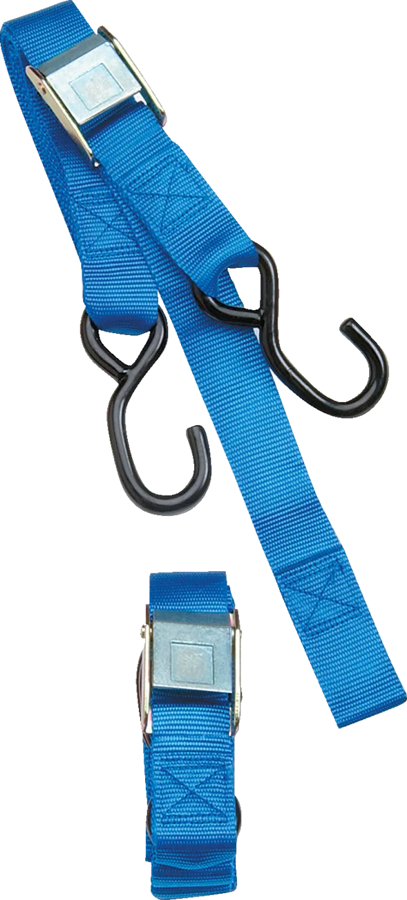 1-1/2" Heavy-Duty Cam Buckle Tie-Downs with Built-In Assist