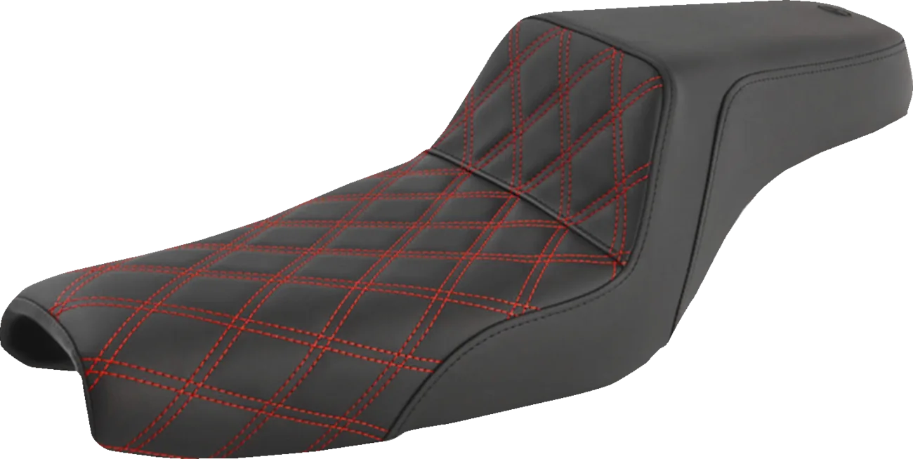 Step-Up Seat — Red Stitching/Front Lattice Stitch