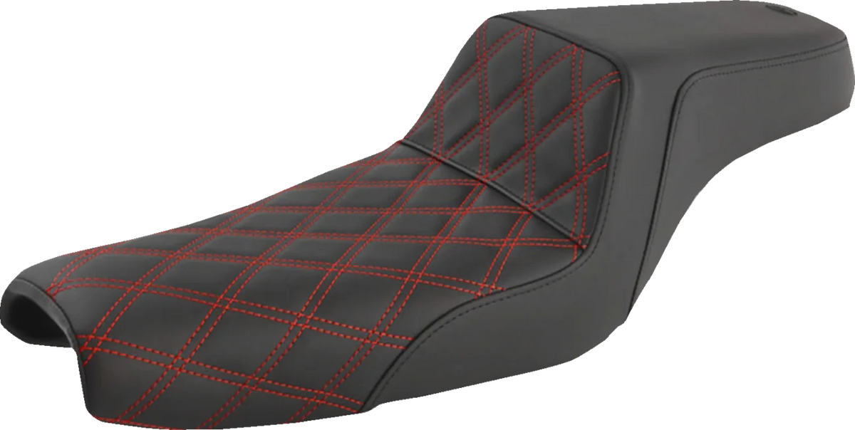 Step-Up Seat — Red Stitching/Front Lattice Stitch