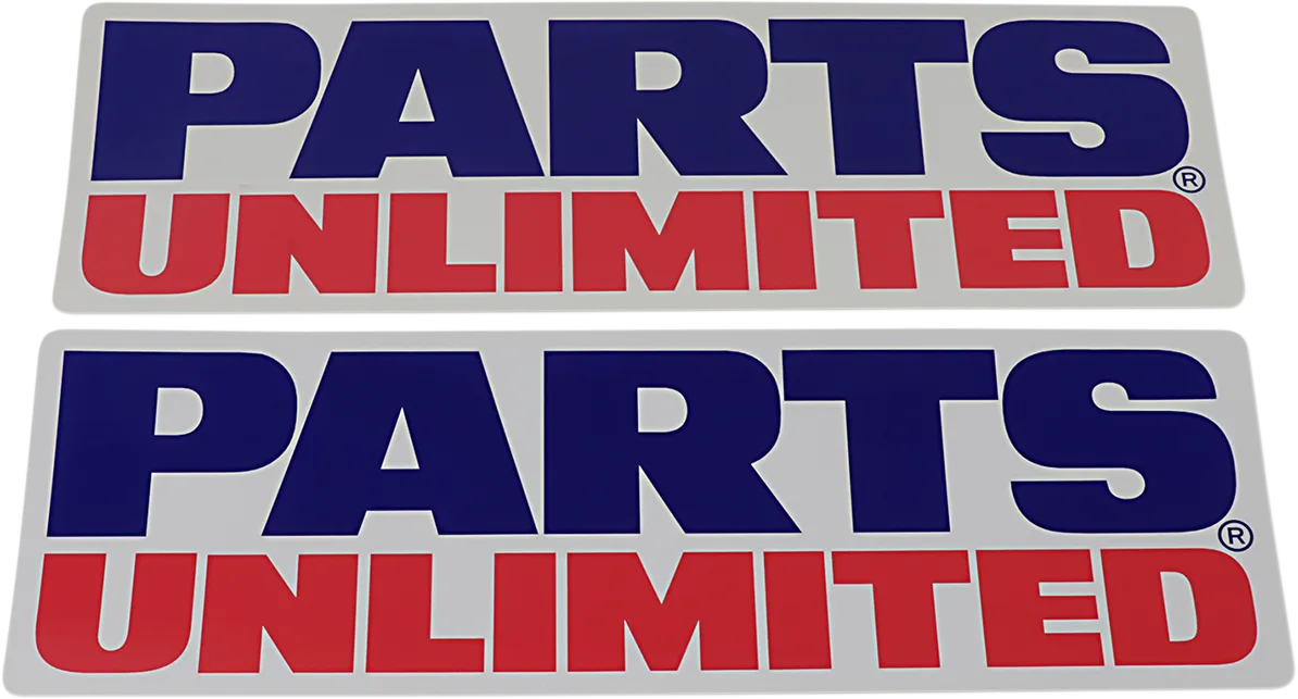 Parts Unlimited Decals — Trailer