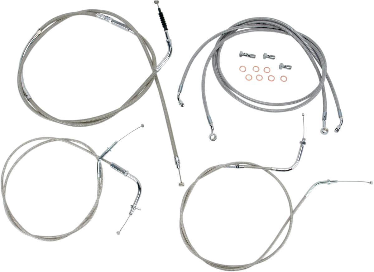 Stainless Handlebar Cable/Line Kit