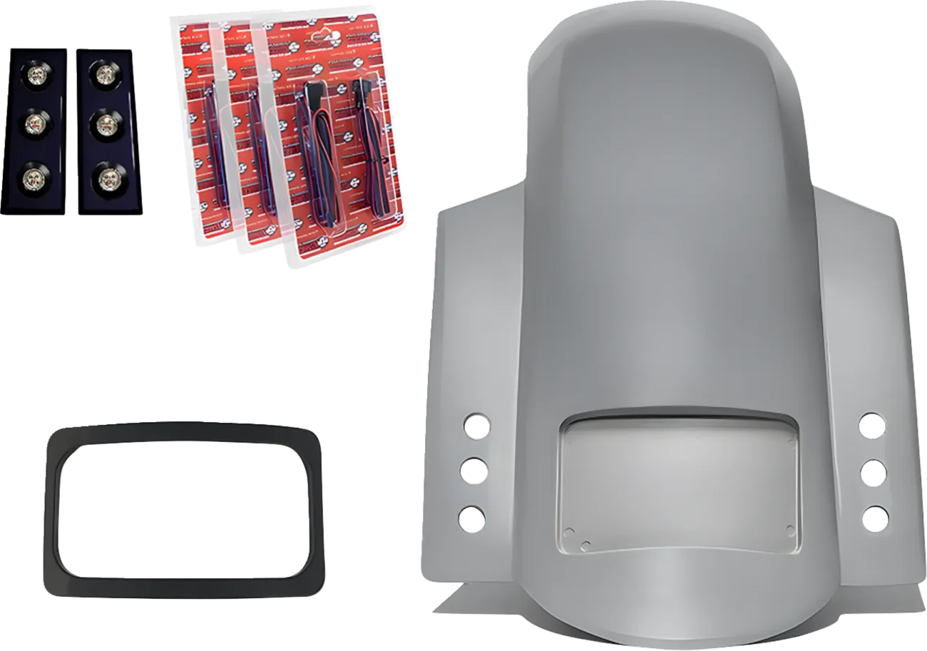Short Sport Rear Fender with Thunder Pods
