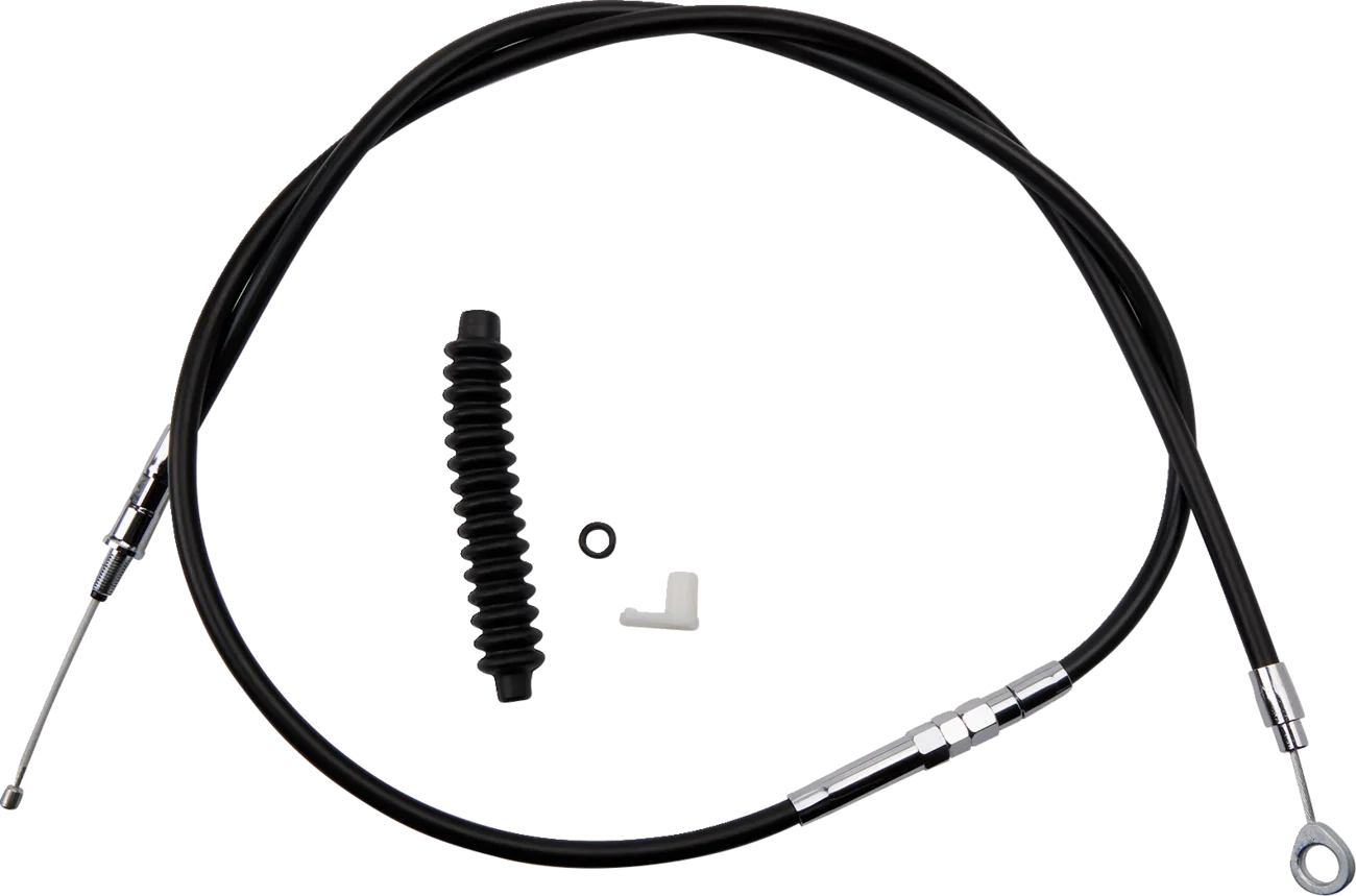 High-Efficiency Black Vinyl Clutch Cable