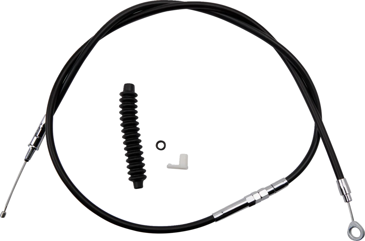 High-Efficiency Black Vinyl Clutch Cable