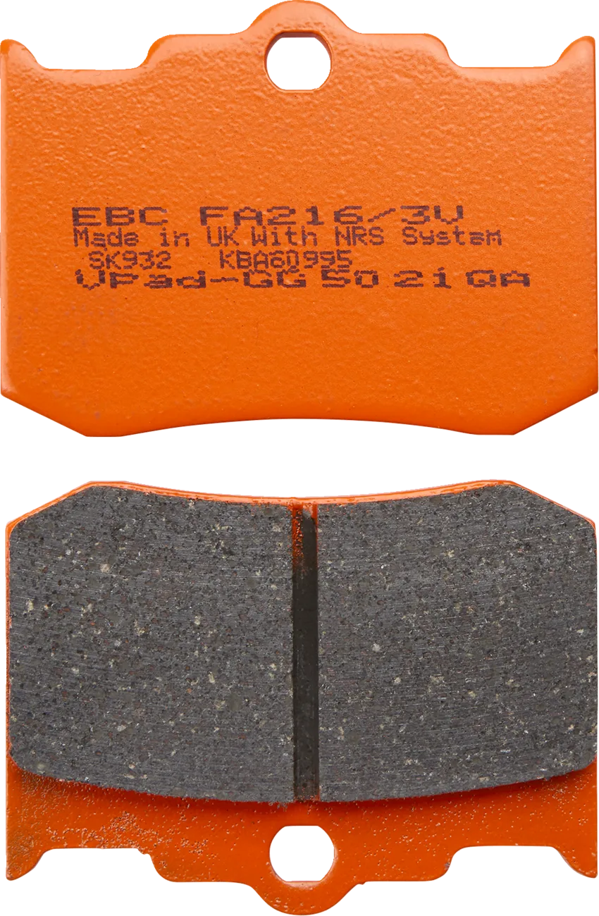 Semi-Sintered "V" Brake Pads