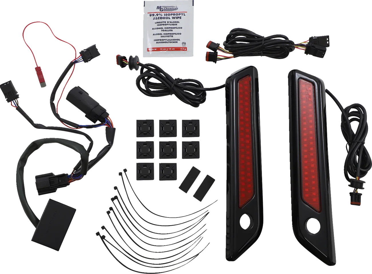 Saddlebag Latch Dual Color Accent Lights
