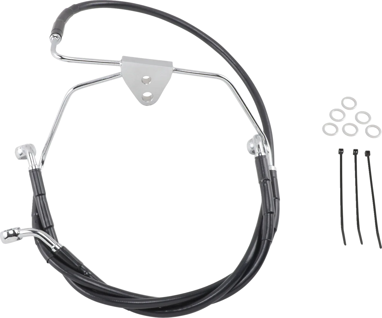 Extended Length Black Vinyl Brake Line Kit