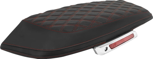 Lattice Stitched Saddlebag Lid Covers