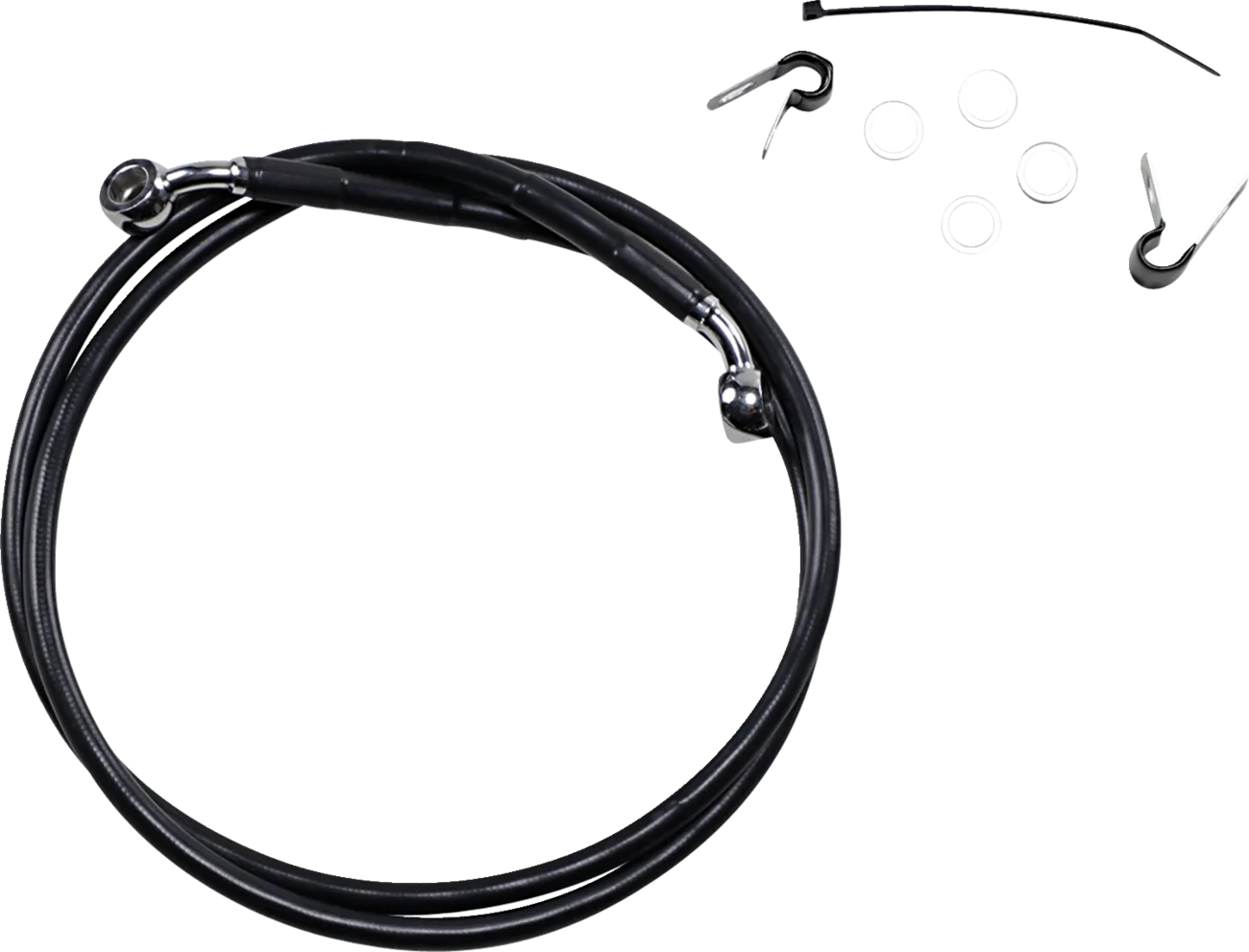 Extended Length Black Vinyl Brake Line Kit