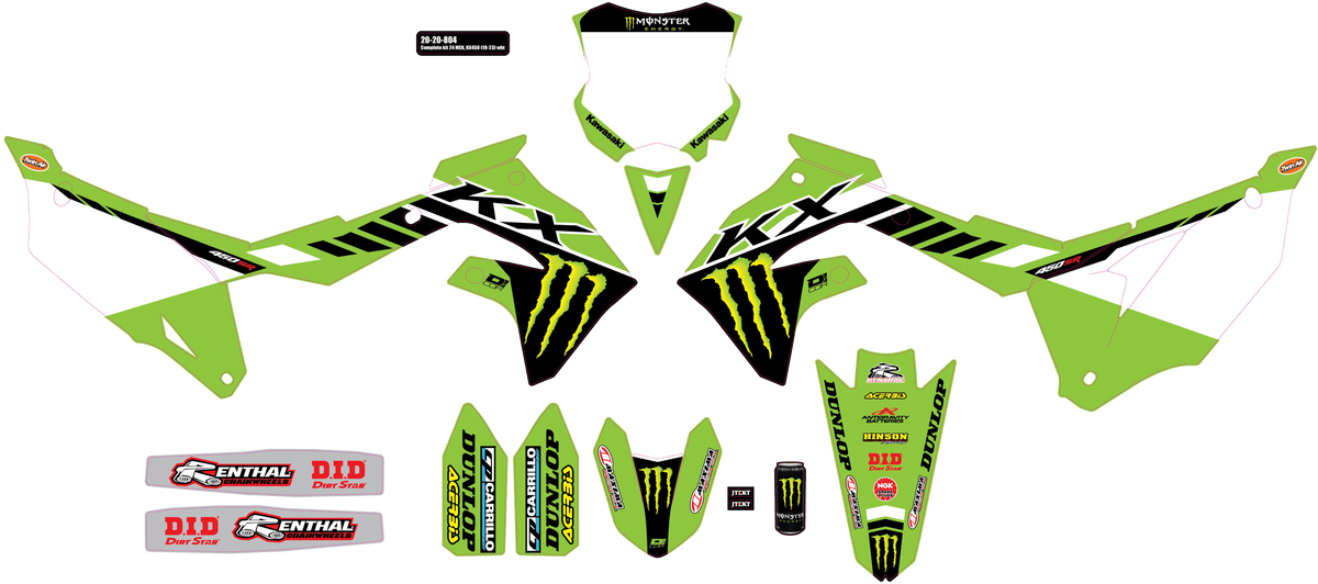 MEK Team Complete Graphics Kit