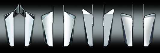 Switchblade Chrome Lowers H-D For Qs Kits