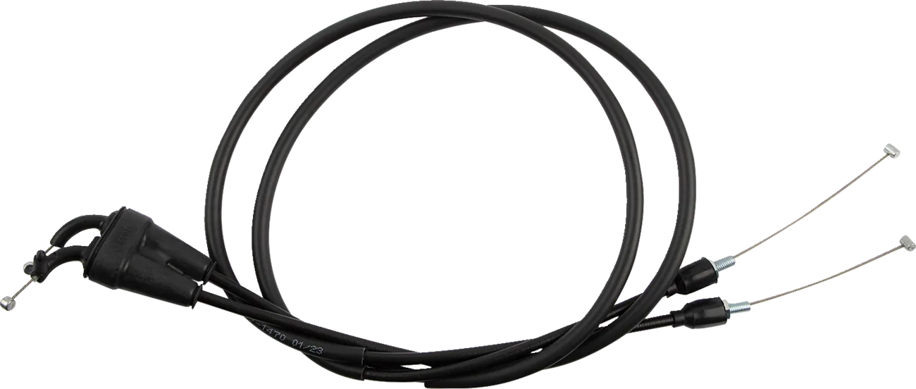 Black Vinyl Throttle Cable