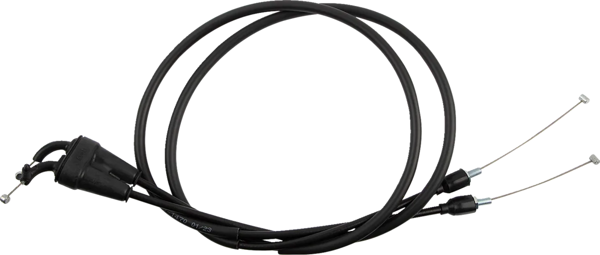 Black Vinyl Throttle Cable