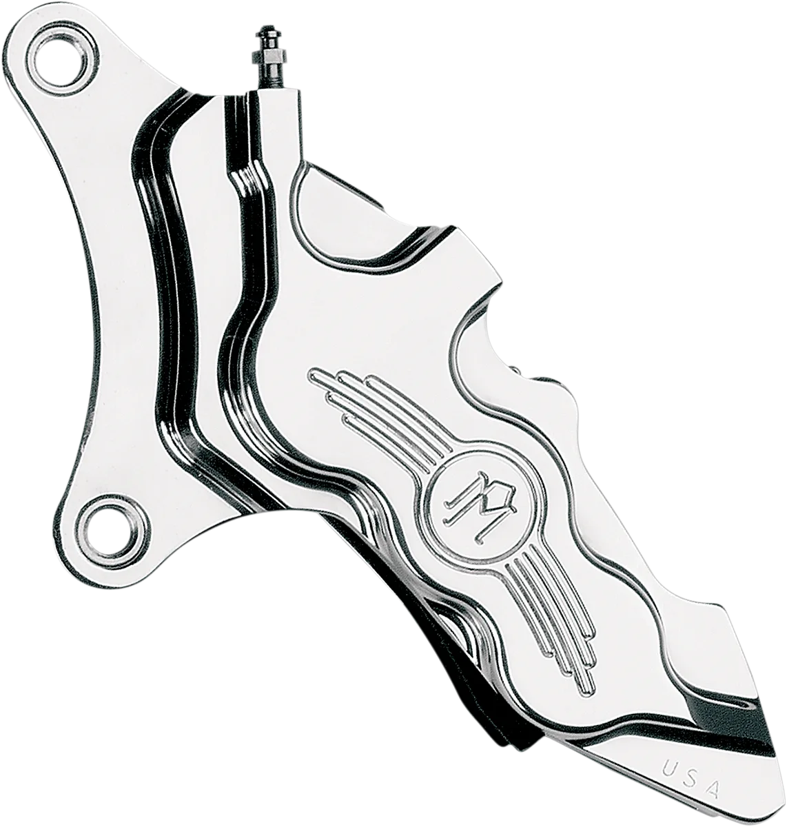 Six-Piston Differential-Bore Front Caliper