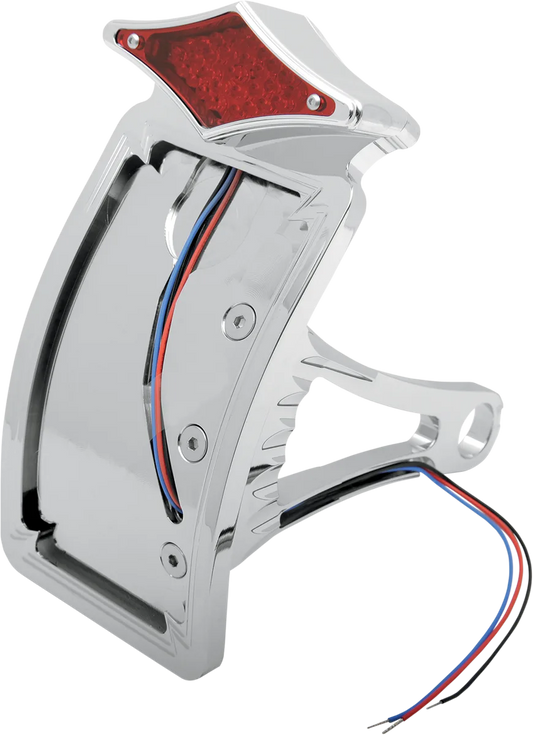 Side Mount Diamond LED Taillight and License Plate Mount